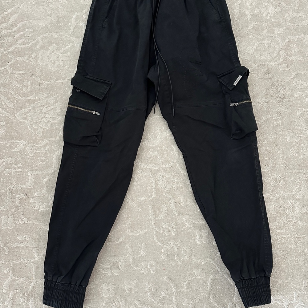 Saint Morta Men's Black Cargo Pants